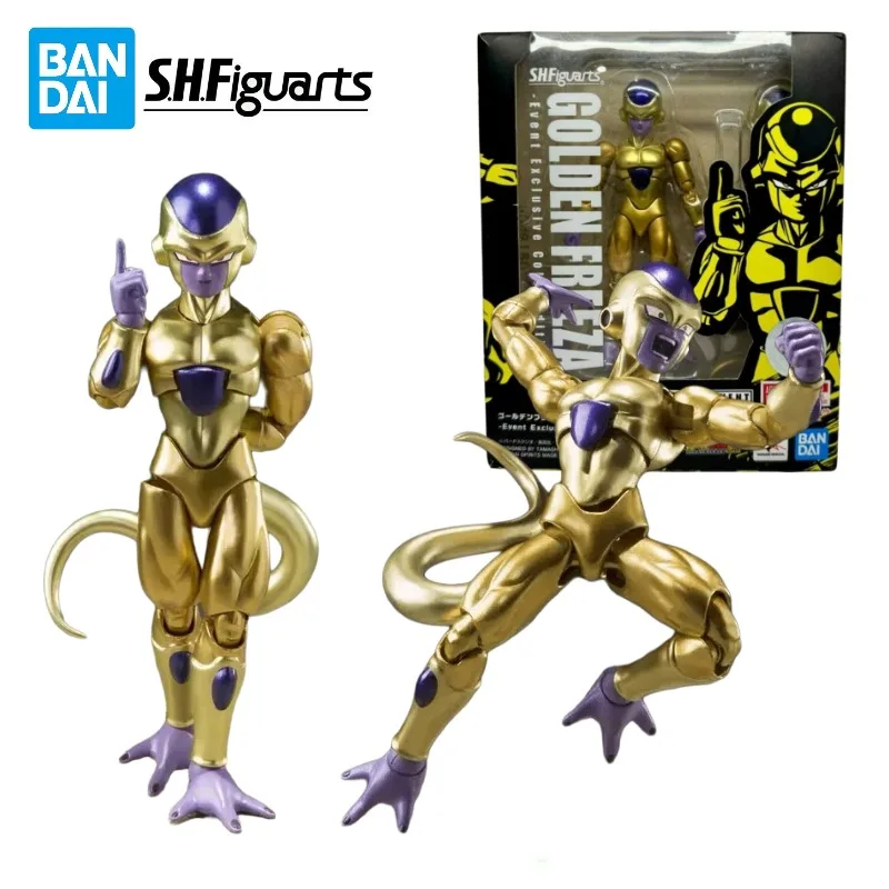 В наличии оригинальные BANDAI S.H.Figuarts SHF Dragon Ball Z Golden Freeza аниме фигурки модель игрушки