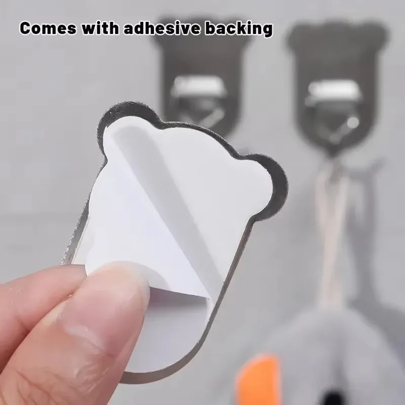 30/2 шт. самоклеящиеся крючки из нержавеющей стали