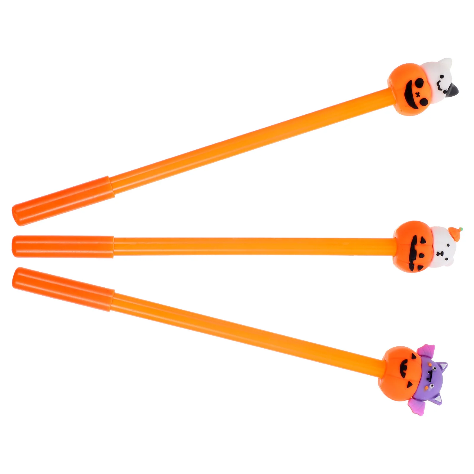 

3 Pcs Stationery Pumpkin Decor Kawaii Pen Signing Halloween Goodies Bag Fillers Cute Pens Teachers Writing Student