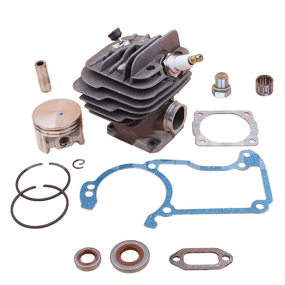 

44.7mm Big Bore Cylinder Piston Kit For Stihl 026 MS260 026PRO Chainsaw Part Nikasil Plated Cylinder Piston Gaskets Oil Seal Kit