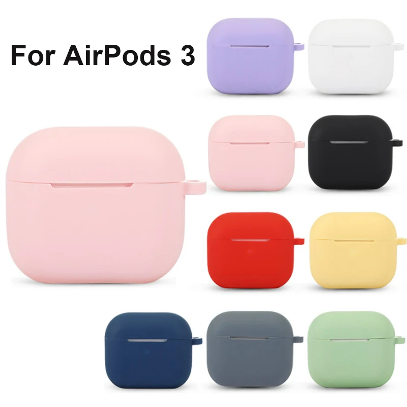 Фото Чехол для Apple Airpods 3, чехол, аксессуары для наушников, Беспроводная Bluetooth-гарнитура, силиконовый чехол для Apple Air Pod 3, чехол для airpods3 №1