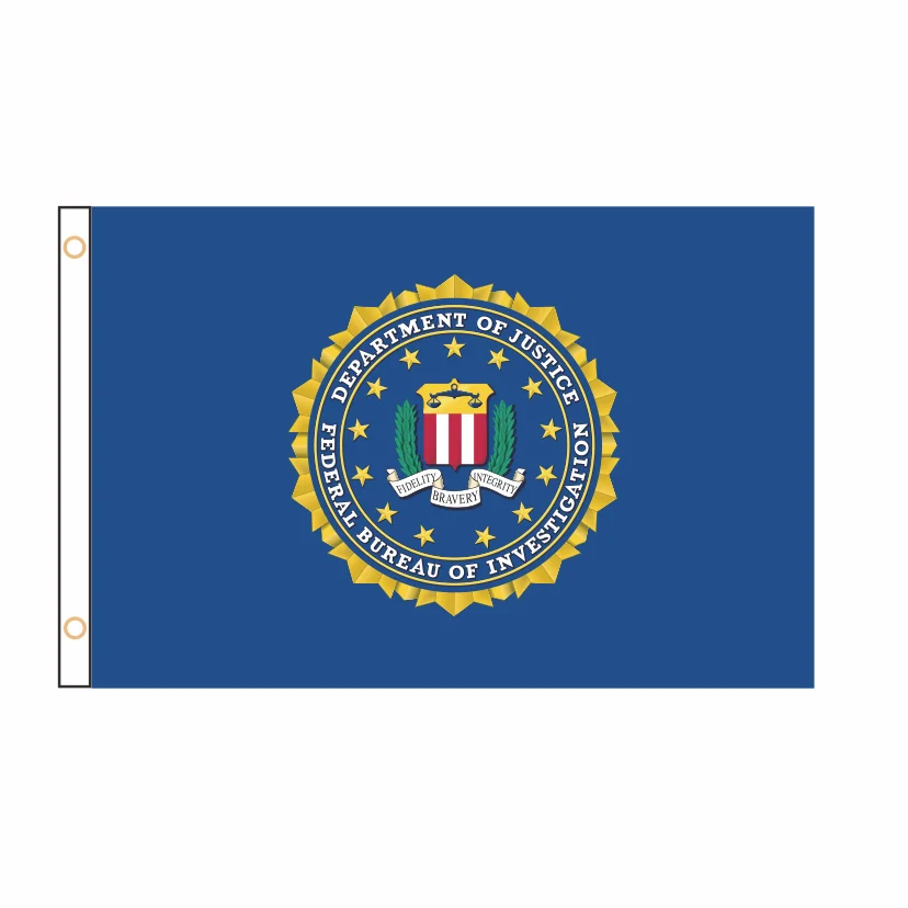 

Free Design FBI Flag Banner 2ft*3ft 3ft*5ft Decoration Home QZ-209