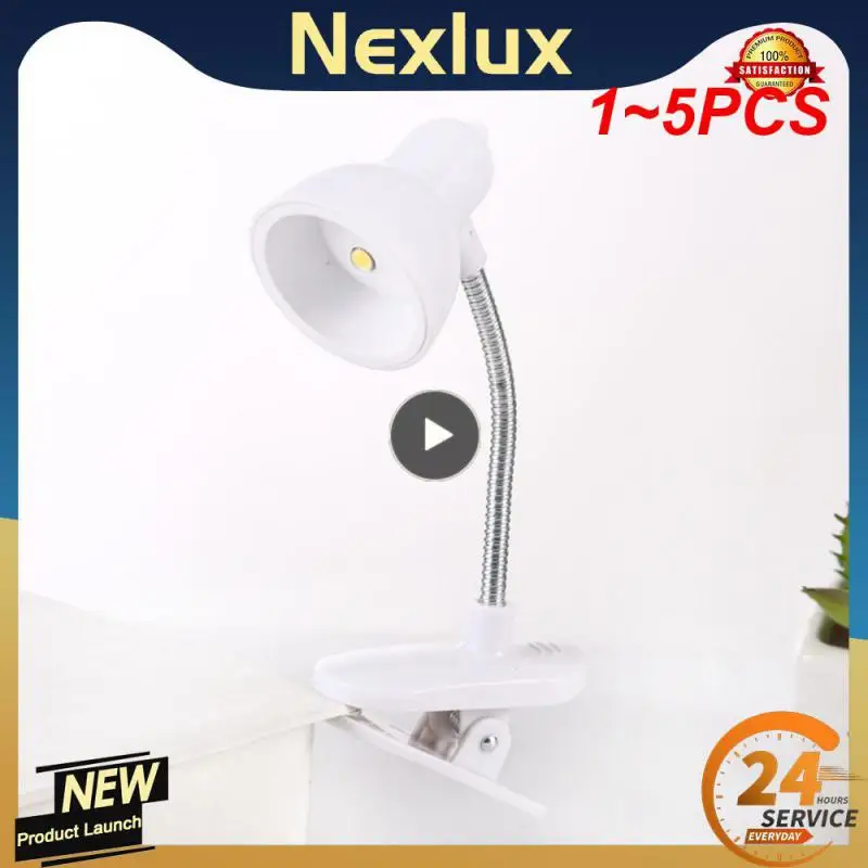 

Милая Мини-лампа для чтения с защитой глаз, вращающаяся лампа для чтения с зажимом, светильники для чтения для книг, стола, спальни, 1 ~ 5 шт.