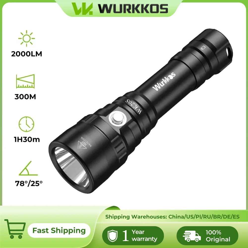 Wurkkos WK20S фонарик для дайвинга