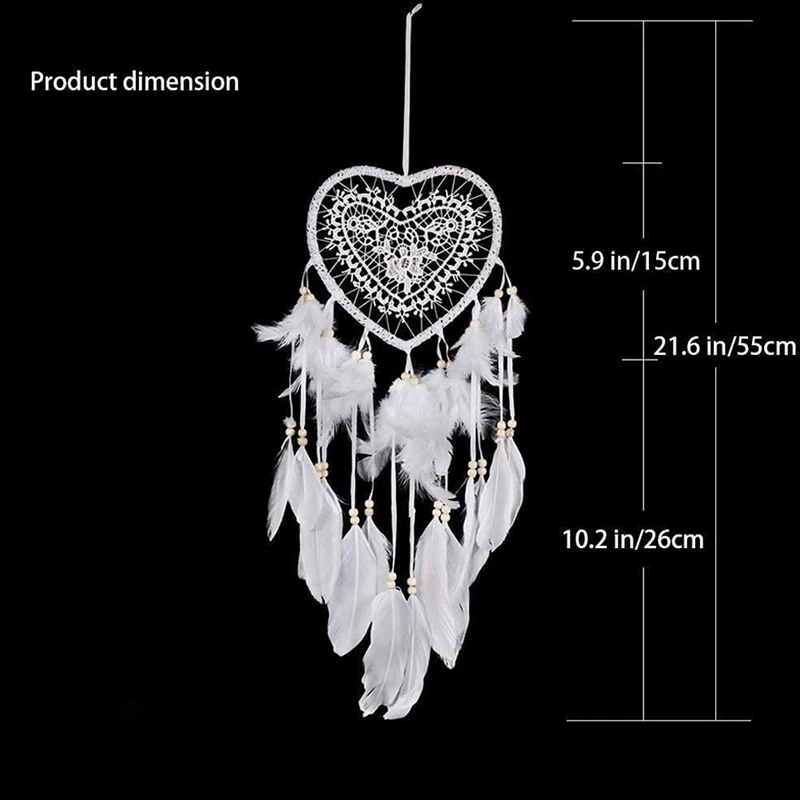 Ловец снов в форме сердца Настенный декор подарки для девочек-подростков