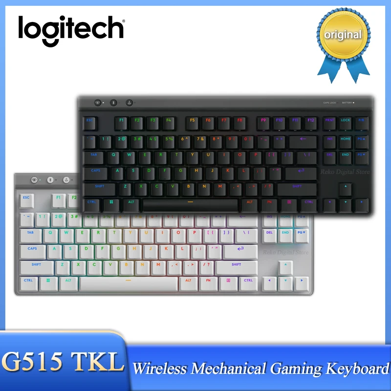 Беспроводная игровая клавиатура Logitech G515 LIGHTSPEED TKL, 87 клавиш ...