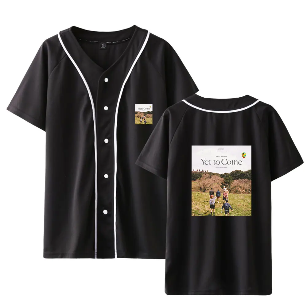 

Bangtan Boys Baseball T-shirt bulletproof Proof Yet To Come Short Sleeve Pop Tees
