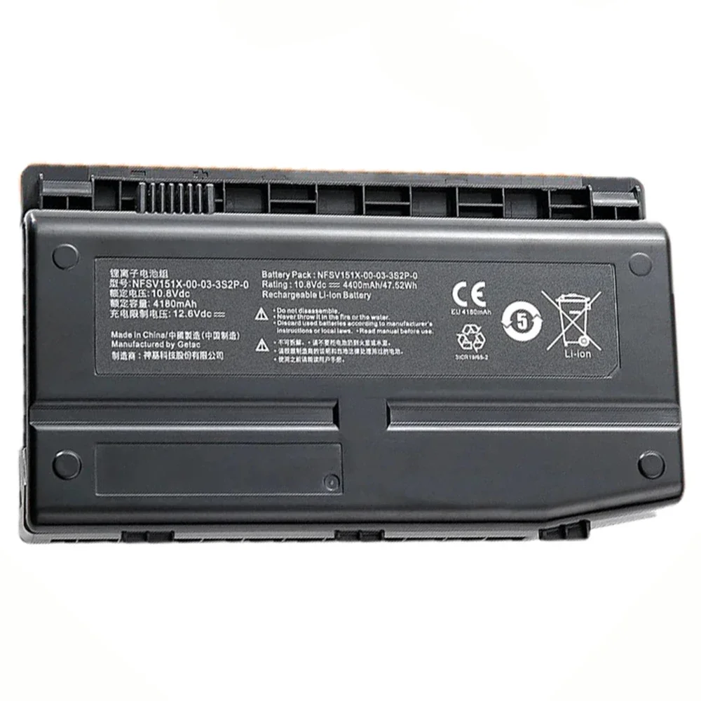 GE5SN-00-12-3S2P-0 10 8 В 4400 мАч оригинальный аккумулятор для ноутбука Getac Mechrevo F117-F1K F117-F2K