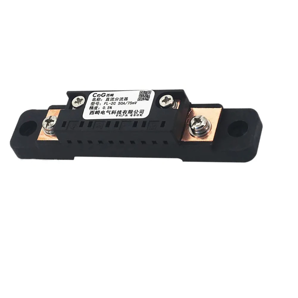 

Accurate and durable DC shunt resistor suitable for continuous operation available in various current ratings