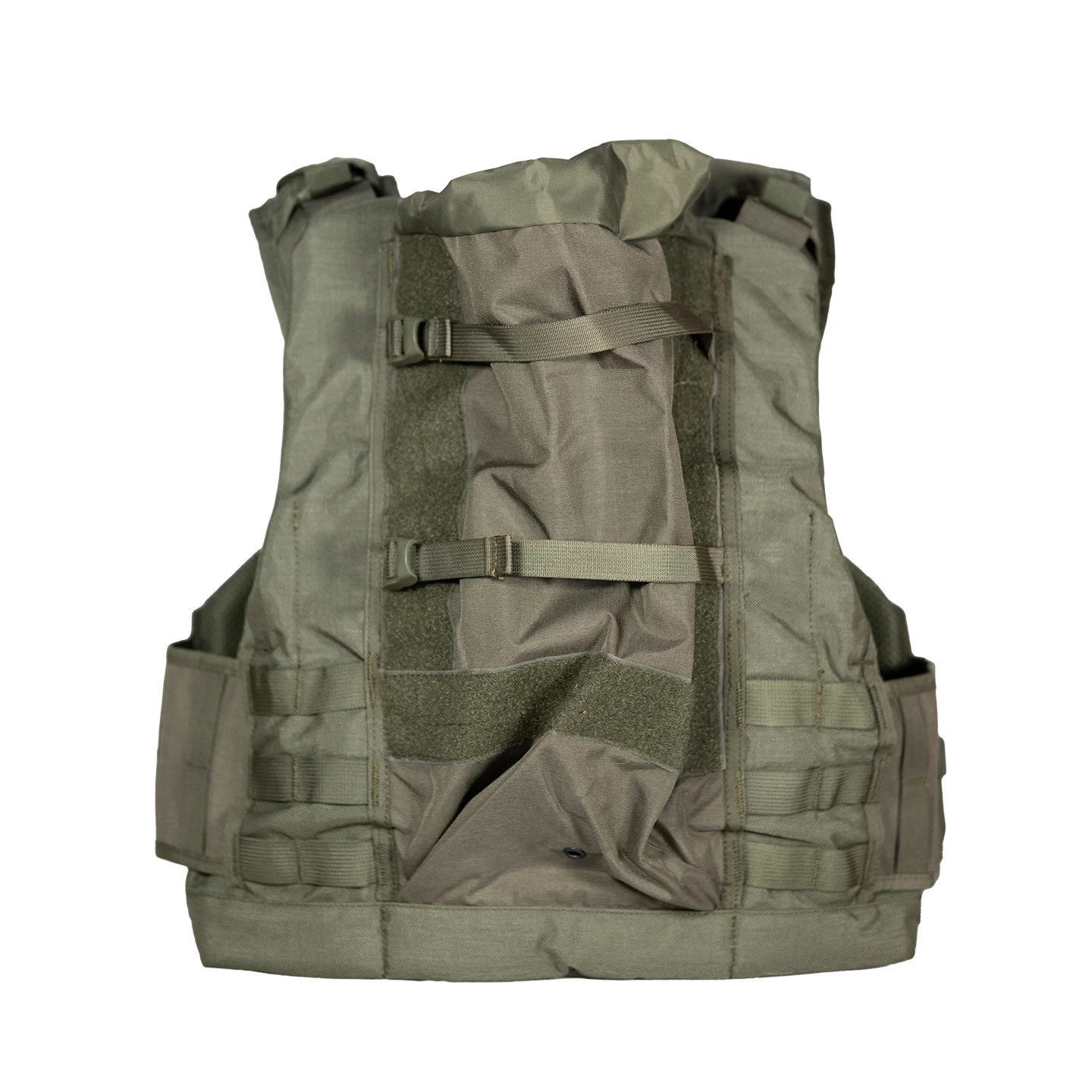 Фото Тактический жилет Ranger Green из нейлона 1000D с системой MOLLE для охоты, страйкбола и тренировок, с предустановленными подсумками и карманом для гидратора №2