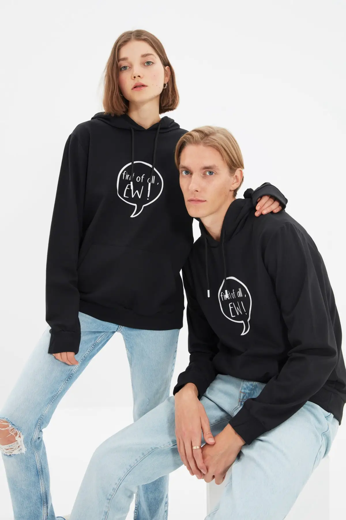 Trendyol Unisex Sweatshirt TMNAW22SW1469