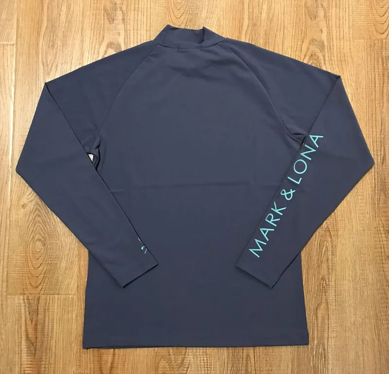 Men's Golf Shirt Elastic Thin Long Sleeve Outdoor Sports Sun Protection Ice Clothing Quick Dry Golf Top