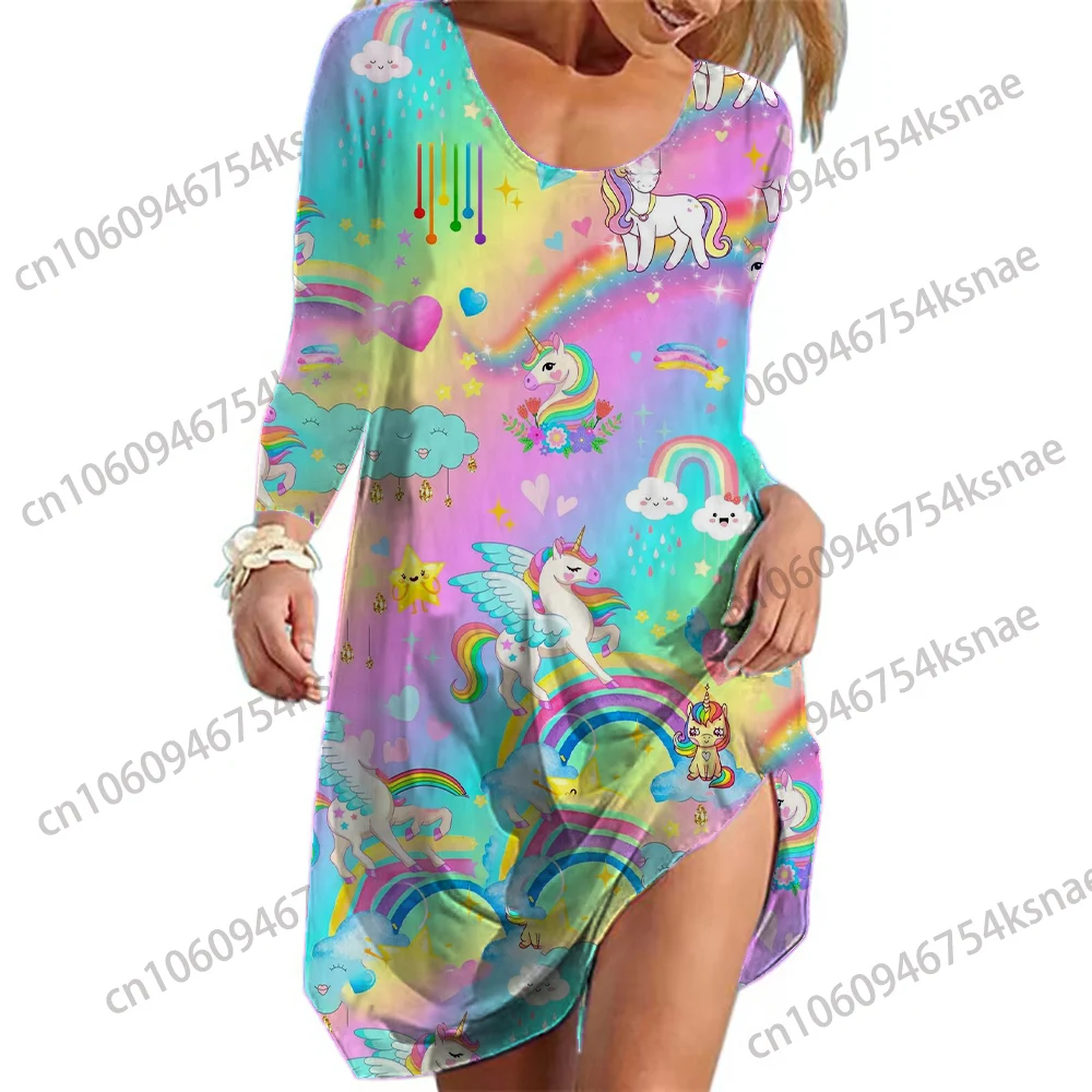 

Disney Women Outfit Boho Dress Aestethic Elegant Dresses for Women Gala Evening Long Sleeve Dress Y2k Top Female Spring and Fall