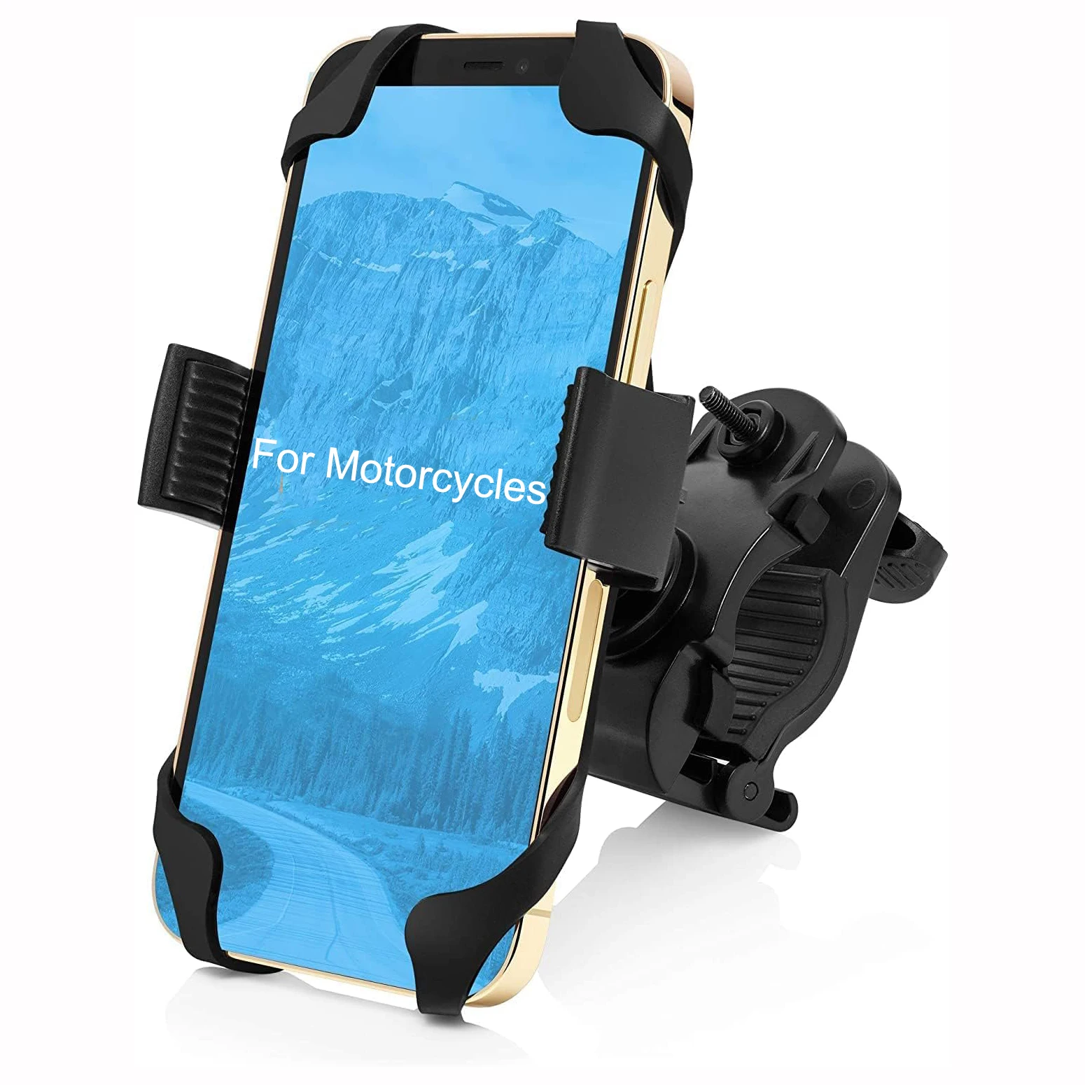 

Bike Phone Mount Adjustable Handlebar of Motorcycle Cellphone Holder Electric Mountain Scooter Smartphone Stand for Iphone