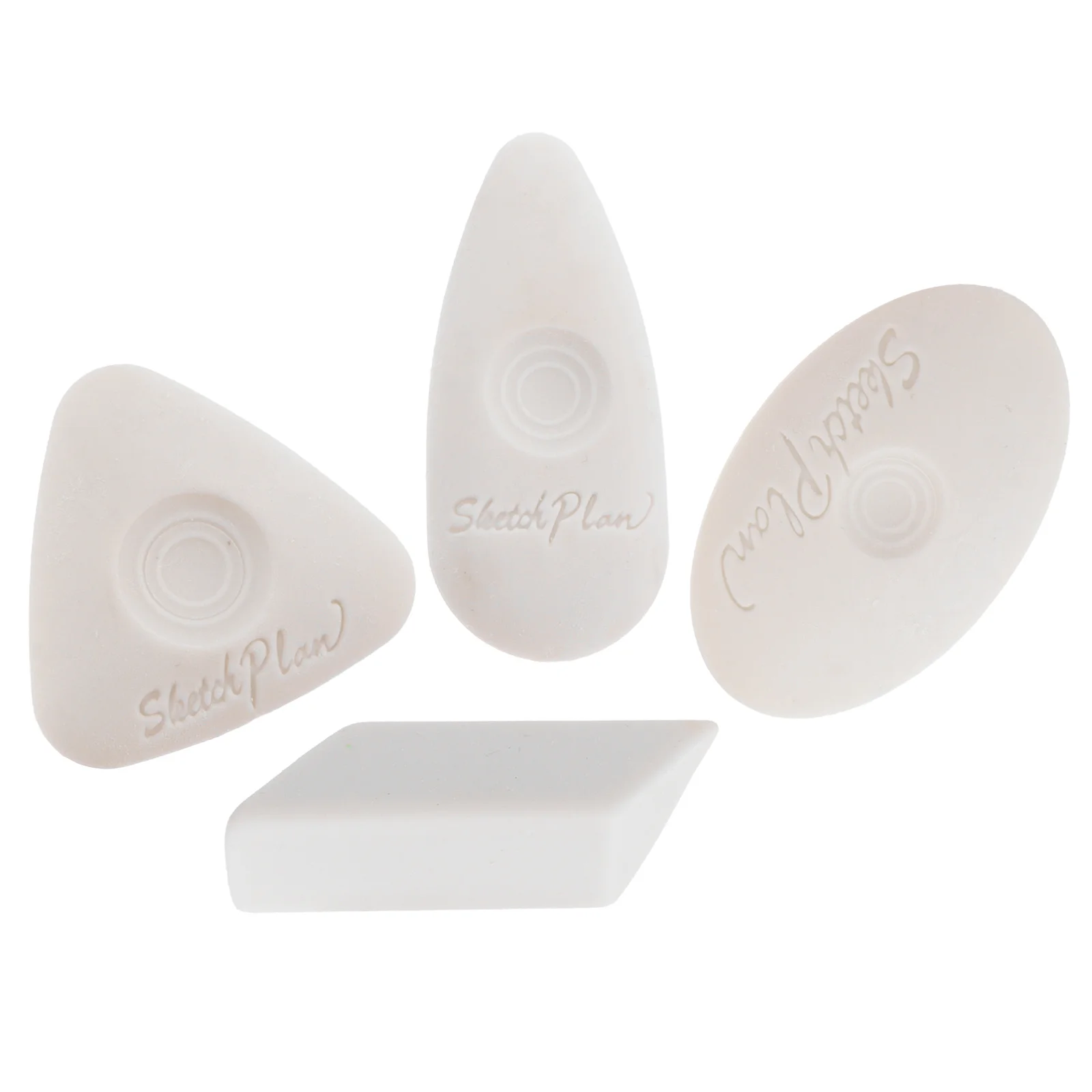 

4 Pcs Eraser White Professional Sketching Dedicated Drafting Supply Painting Students Child School Stationery