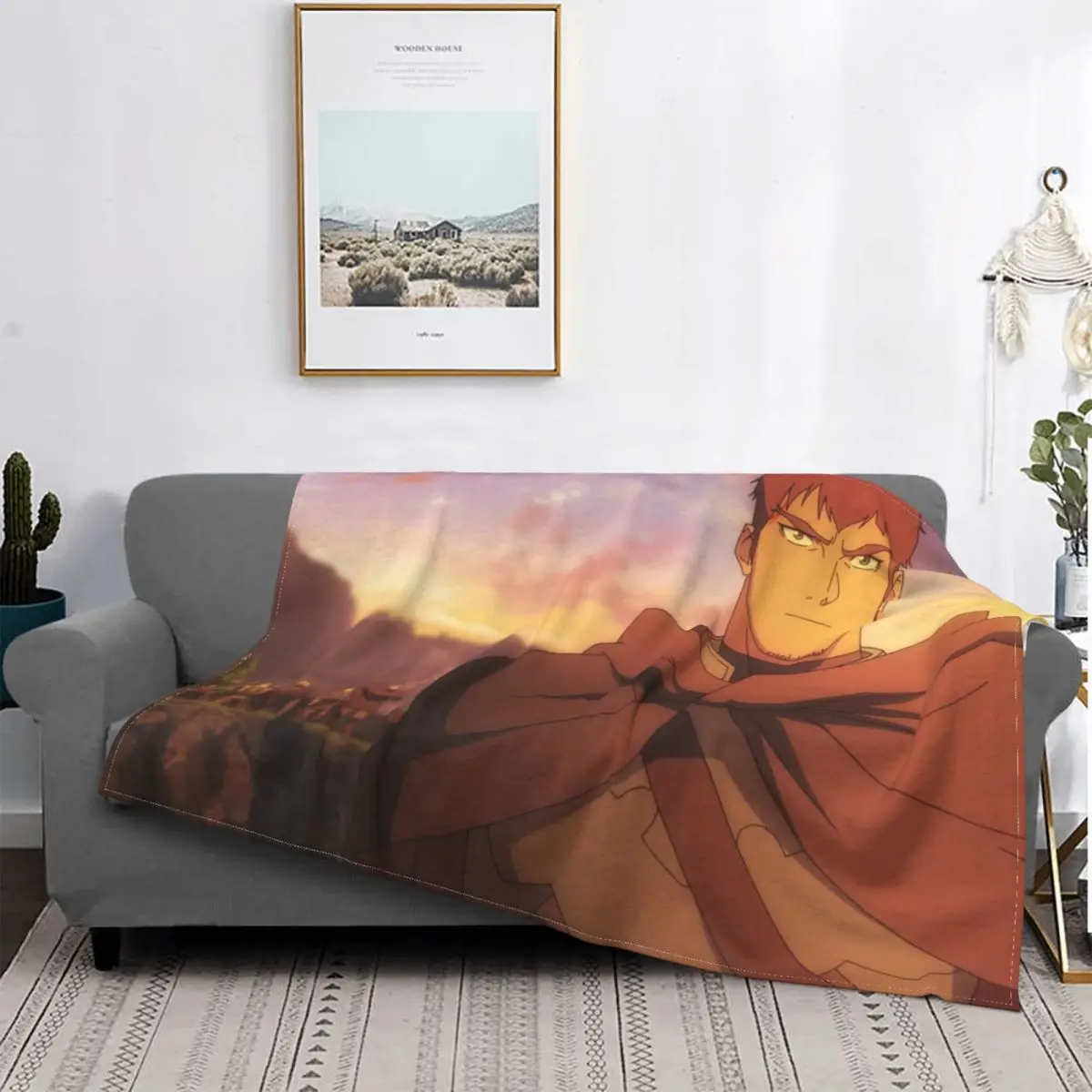 

Davion Dota Dragon's Blood Luna Epic Fantasy Animated Blanket Velvet All Season Breathable Thin Throw Blankets Thin Quilt