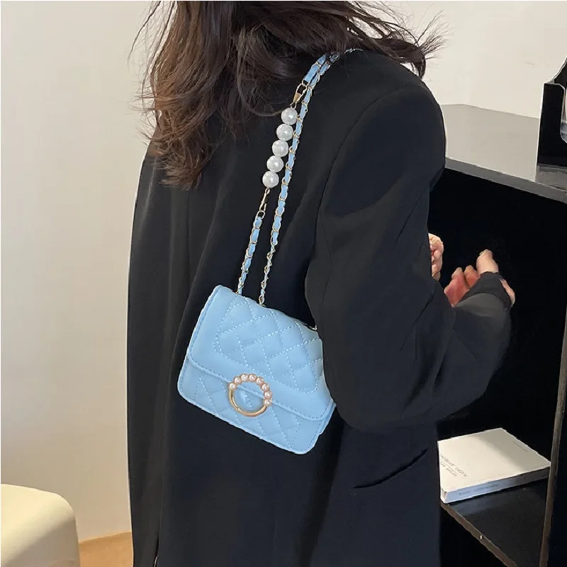 Women's Fashion PU Crossbody Shoulder Handbag Minimalist Shopping Messenger Trend Lightweight Wallet and Phone Bag