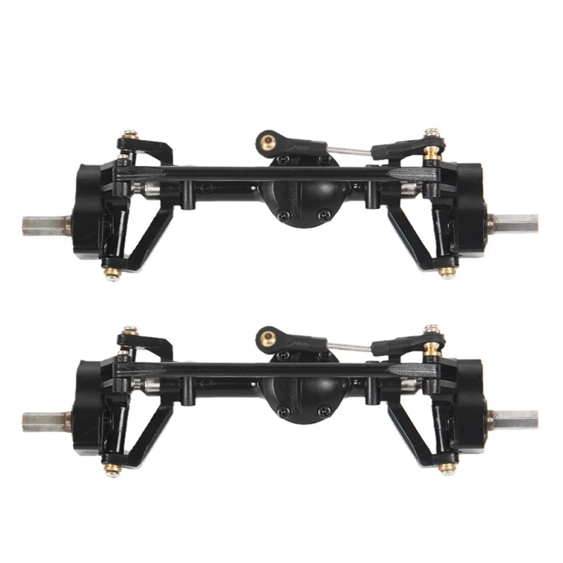 

2X Front Rear Portal Axle For WPL C14 C24 C24-1 C34 C44 B14 B24 1/16 RC Car Upgrade Parts,Front