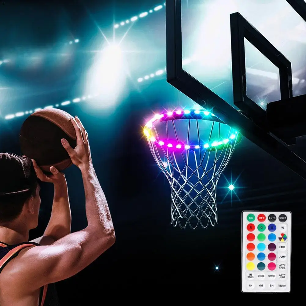 

Basketball Ball Led Remote Control Light Led Basketball Game Light Led Night Strip Basket Equitment Hoop Decorat