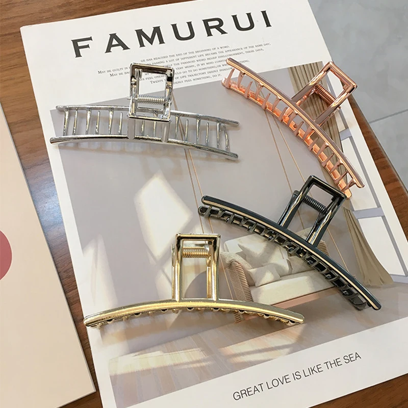 

2023 New Women Elegant T Shape Geometric Metal Hair Clips Vintage Hair Claw Headband Hairpin Fashion Hair Accessories