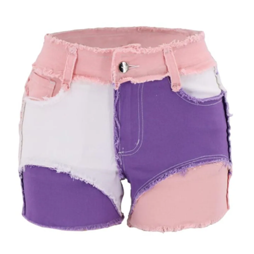 

2023 New Summer Women High Waist Denim Shorts Mini Pants Ladies Jeans Hot Shorts Streetwear Bottoms