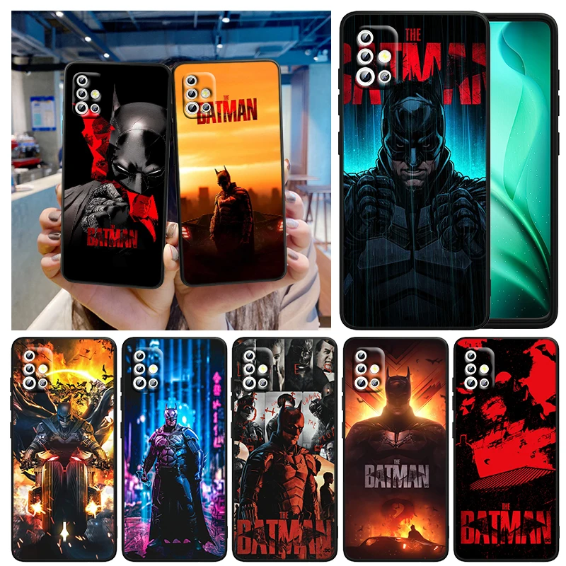 

Fashion Cool Batman Heroes For Samsung A73 A72 A71 A53 A52 A51 A42 A33 A32 A23 A22 A21S A13 A04 A04S A03 5G Black Phone Case