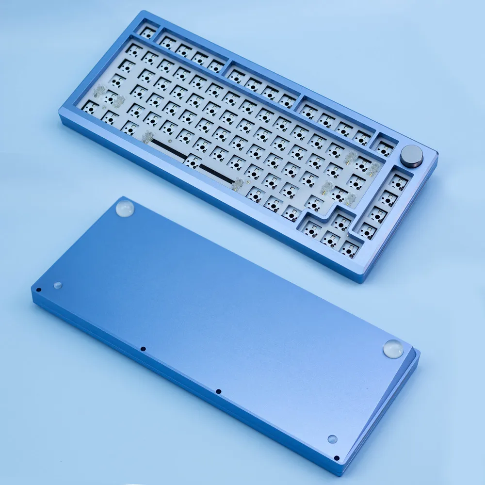 Комплект механической клавиатуры NextTime 75 из алюминиевого сплава черный белый