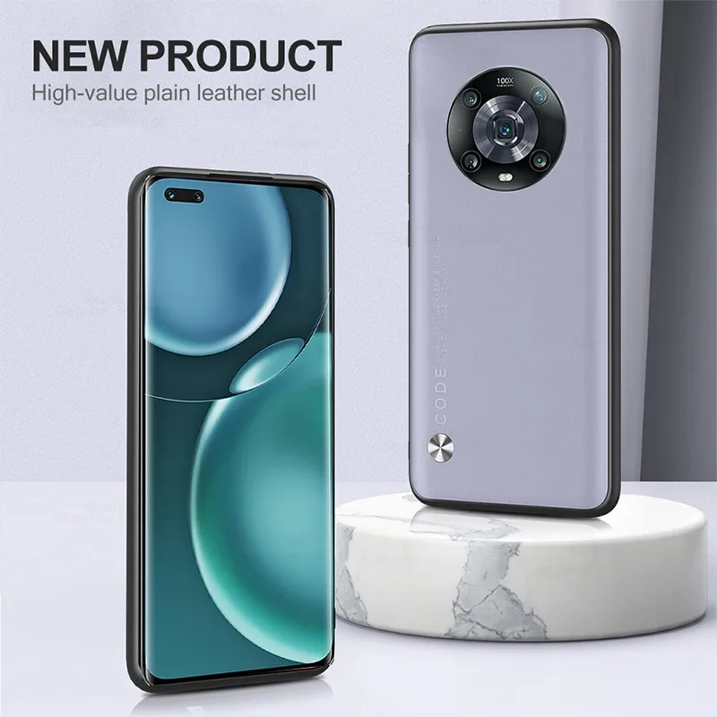 

Кожаный противоударный защитный чехол для телефона Honor Magic4 Pro Magic 4 Lite светильник 4Pro, чехлы, мягкая силиконовая рамка, оболочка, чехлы