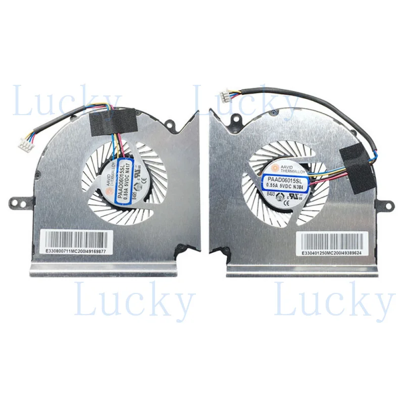 Фото Вентилятор охлаждения CPU/GPU для MSI MS-16P4 16P5 16P6 MS-17C5 17C6 17C7 17C8/C1 WE73 №1