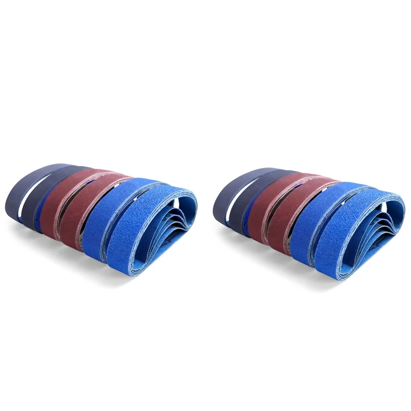 

30 PCS Knife Sharpener Sanding Belts Set, 5 Each Of 80/120/240/400/800/1000 Grits,For Sharpening Knives