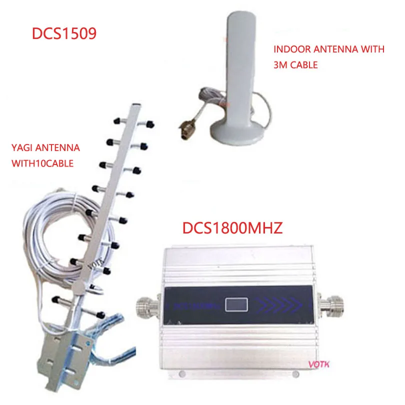 Tanie 4G LTE 1800 GSM Regenerator Sygnału Wzmacniacz Sygnału Komórkowego LTE DCS 1800mhz Telefon Komórkowy Repeater