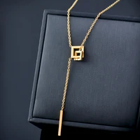 kioozol punk stainless steel necklaces for women gold color choker chain on neck fashion jewelry 2022 new arrival 350 ko1