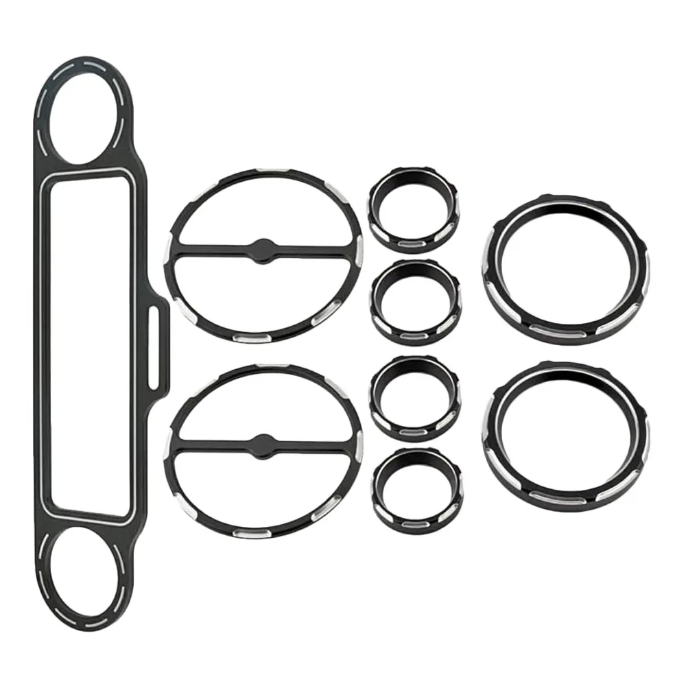 ła prędkościomierza motocykla głośnik stereo akcentujący pierścień wykończeniowy osłona klaksonu na lata 1996-2013 Harley Touring Electra