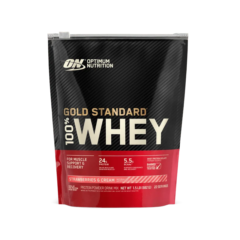

Gold Standard 100% Whey Protein, Strawberries & Cream, 22 Servings