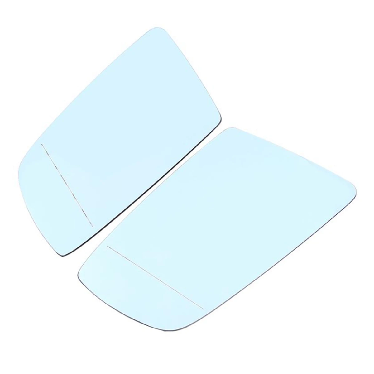 

2Pcs Door Wing Side Mirror Glass Heated with Backing Plate for -Bmw 5 Series E60 E61 E63 E64 2003-2010 51167251650 L+R
