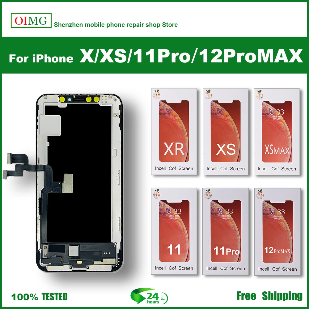 

ЖК-дисплей RJ для iPhone X XS XSMAX XR TFT с 3D сенсорным дигитайзером в сборе 11 11PROMAX 12 Pro Max, сменный ЖК-экран