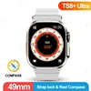 TS8 Plus Ultra Smart Watch Men 49mm NFC Smartwatch Compass Blood Pressure Fitness Sport Watch for Android IOS with Strap Lock 1