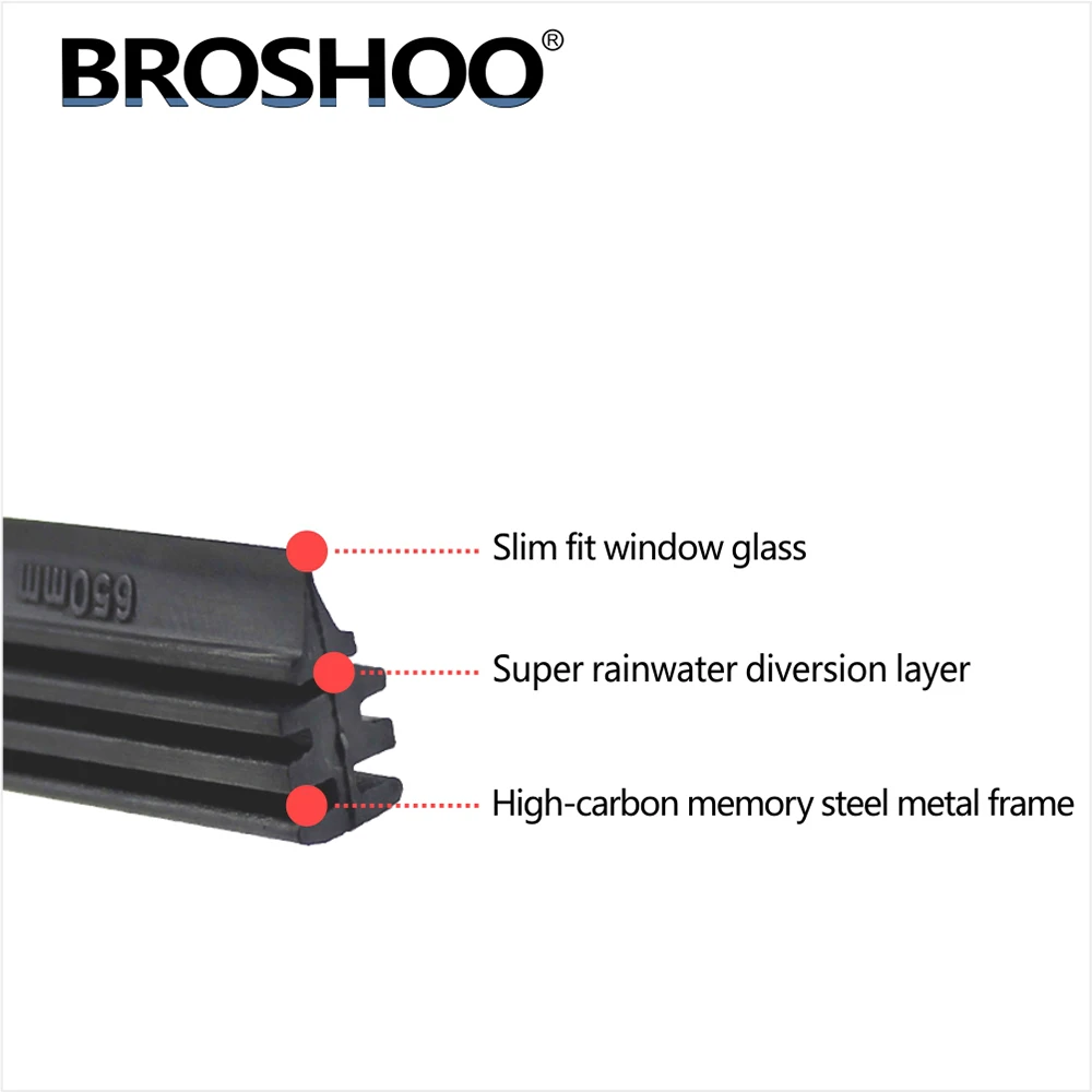 10 шт. универсальные автомобильные щетки стеклоочистителя резиновые полоски для