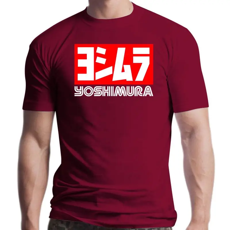 

Футболка Yoshimura мужская с коротким рукавом, модная тенниска, майка с надписью, черный цвет, от S до 5XL, sbz6149