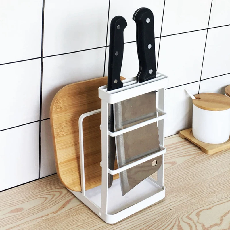 1 шт. многофункциональный держатель для ножей разделочная доска полка кухонная