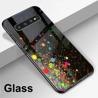 polka dots tempered glass case for samsung s21 s9 s8 s22ultra s20ultra s20fe s10 s20 s21fe s21ultra note 9 8 20 10 lite s22