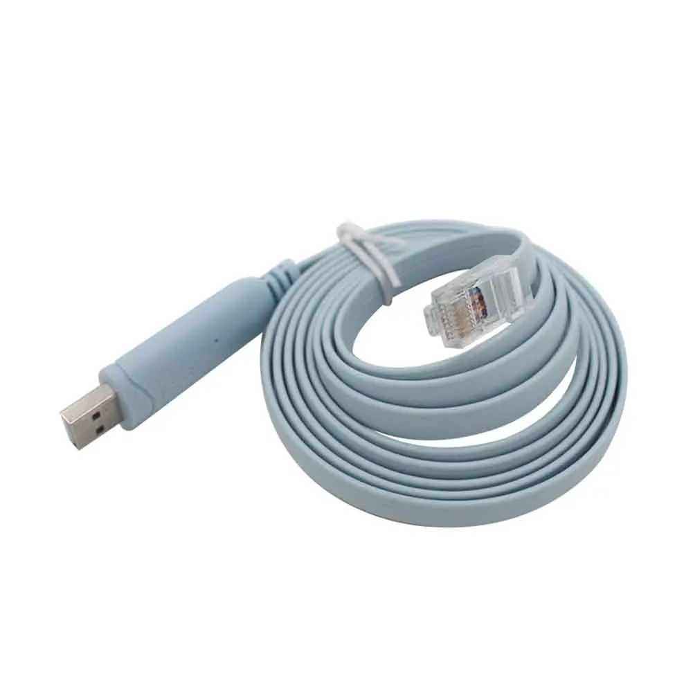 

Удлинительный кабель USB к RJ45, консольный кабель для серверов и консолей из ПВХ, профессиональный домашний последовательный адаптер для комп...