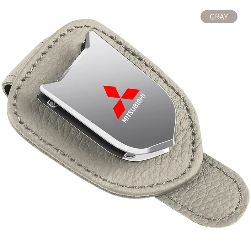 

Автомобильный держатель для очков зажим для хранения очков для Mitsubishi Ralliart Outlander Pajero Lancer ASX Carisma L200 аксессуары Galant