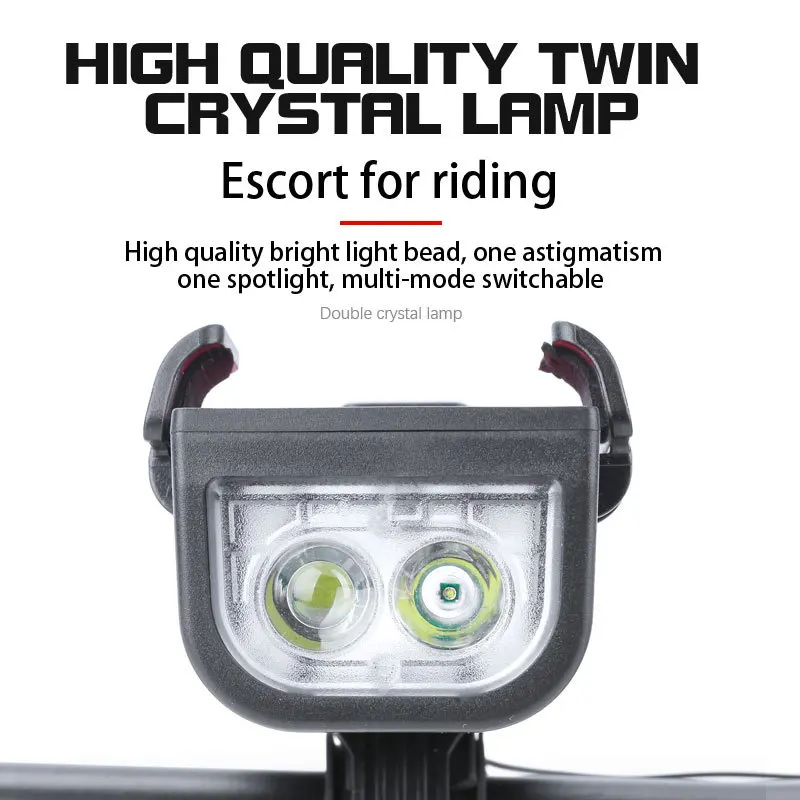 

Светильник фонарь ing, светодиодный индисветильник, уличный фонарь для велосипеда с горном, водонепроницаемый держатель для велосипеда, дал...