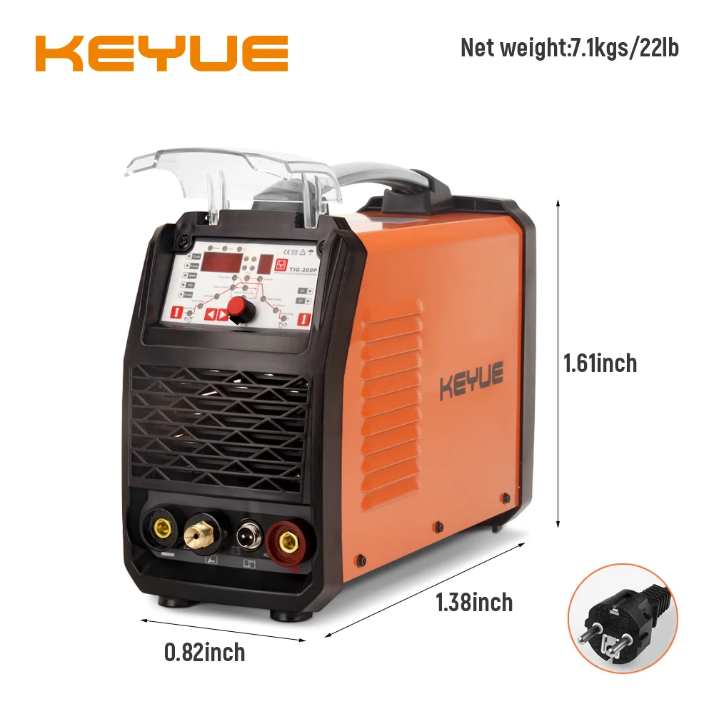 Keyue многофункциональный сварочный аппарат MIG/TIG pulse/MMA/холодная сварка из