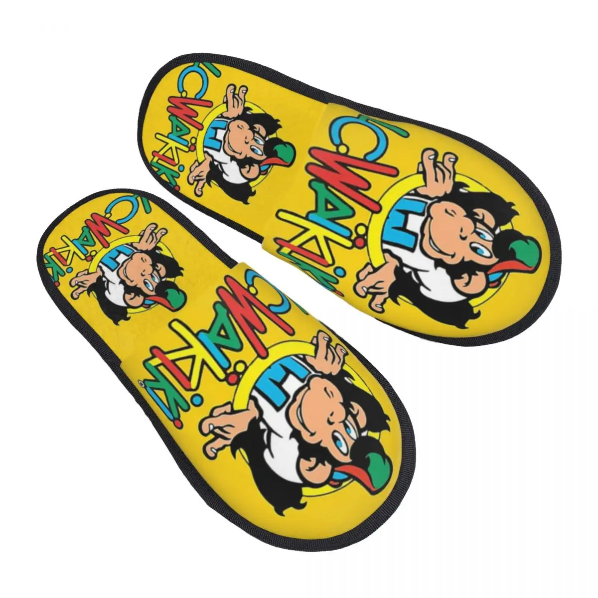 

LC Waikiki Monkey 3D Print Comfortable and warmWomen Furry slippers Lc waikiki monkey Style House Shoes