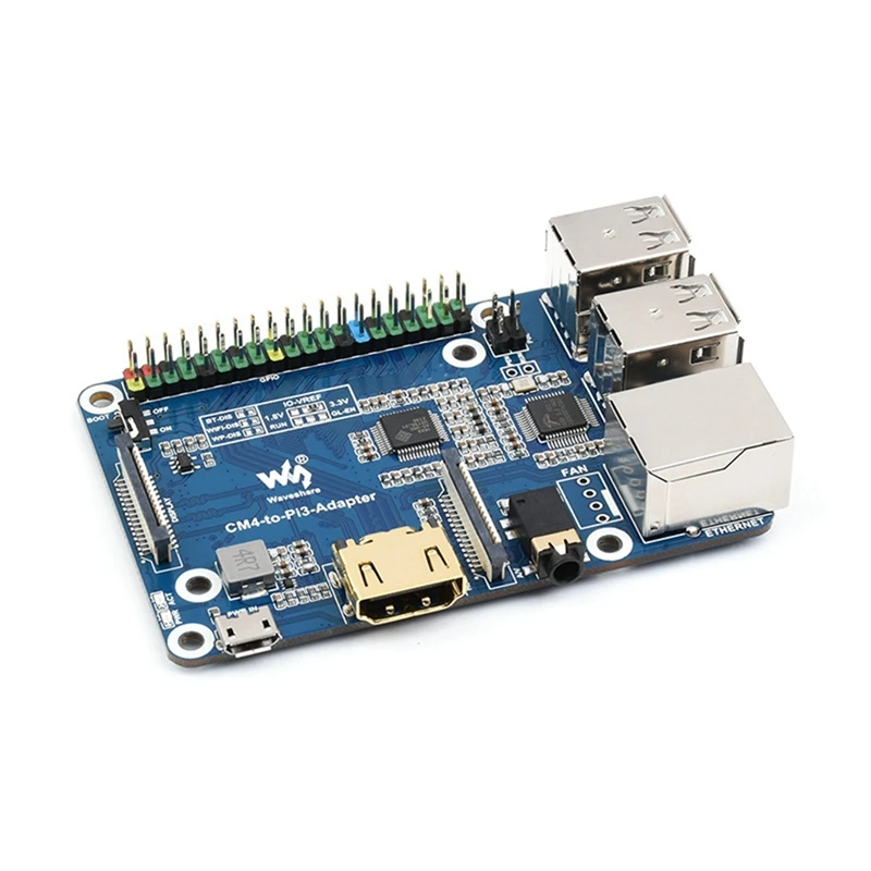 

Waveshare For Raspberry Pi CM4 To 3B Adapter Expansion Board Raspberry Pi 3B Replacement Board Raspberry Pi 3 Model B/B+