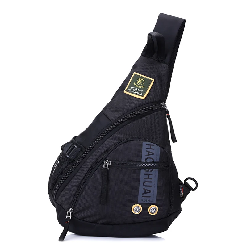 

Водонепроницаемая нагрудная дорожная сумка для Ipad, сумки-мессенджеры через плечо с одним карманом, модные нейлоновые Мужские портфели унисекс