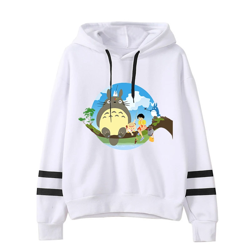 

Толстовка Totoro с капюшоном, женские толстовки, зимние теплые модные женские толстовки