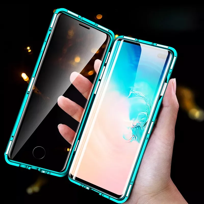 

New Fashion for Samsung Galaxy S22 S21 S20 FE S8 S9 S10 Note 8 9 10 20 Lite Ultra Plus A80 A72 Sided Glass Cover Protect Case